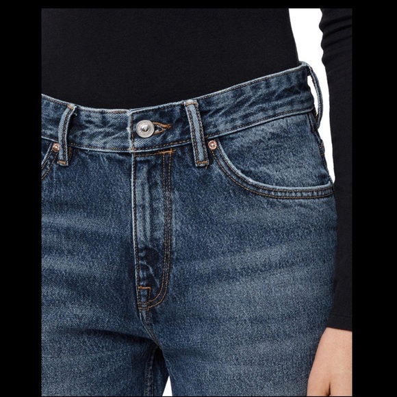 All Saints Ava Straight Jeans Vintage Blue - Picture 3 of 4